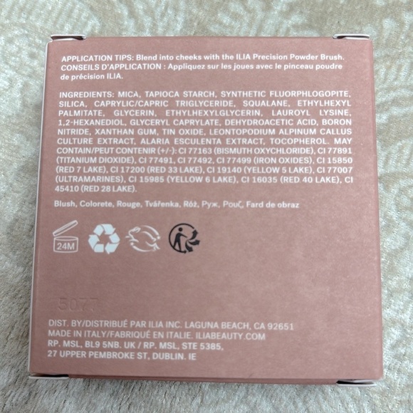 Brand New ILIA Soft Focus Blurring Blush Pulse Weightless Long-Lasting Talc-Free - Picture 3 of 13